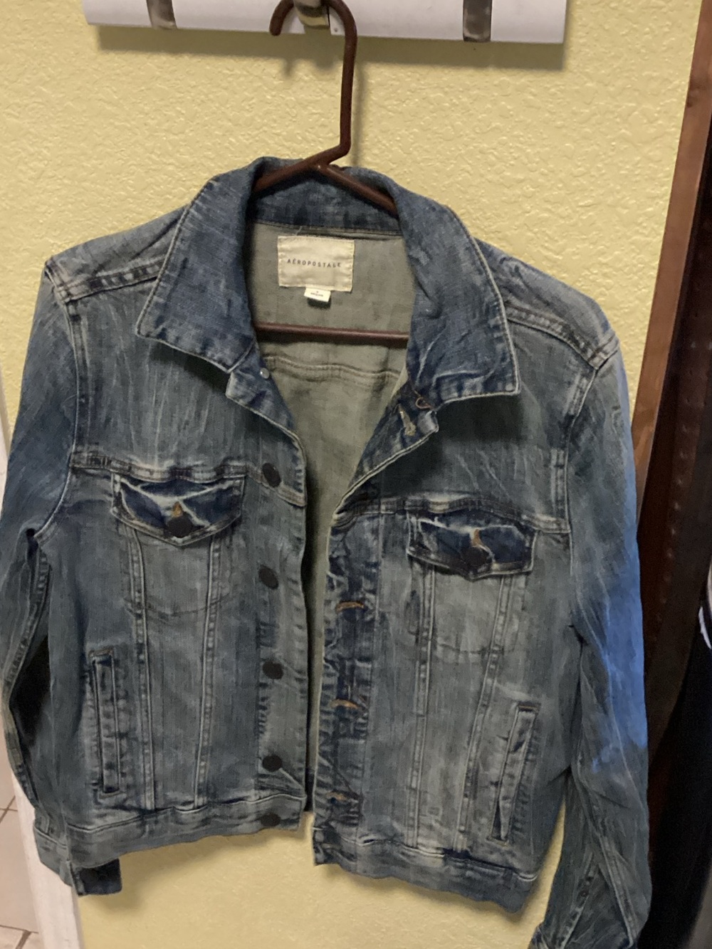 Aeropostale Faded Light Blue Denim Jacket